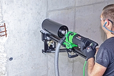 Эксплуатация дрелей для сухого алмазного бурения с микроударом Eibenstock ESD 162 Эксплуатация дрелей для сухого алмазного бурения с микроударом Eibenstock ESD 162