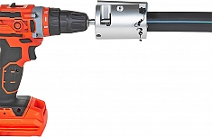 Использование устройства для снятия оксидного слоя с полиэтиленовых труб Gas Fusion УСО-200 Использование устройства для снятия оксидного слоя с полиэтиленовых труб Gas Fusion УСО-200