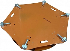 Зажим для коротких втулок под фланец ПНДело Делохват-800 Зажим для коротких втулок под фланец ПНДело Делохват-800